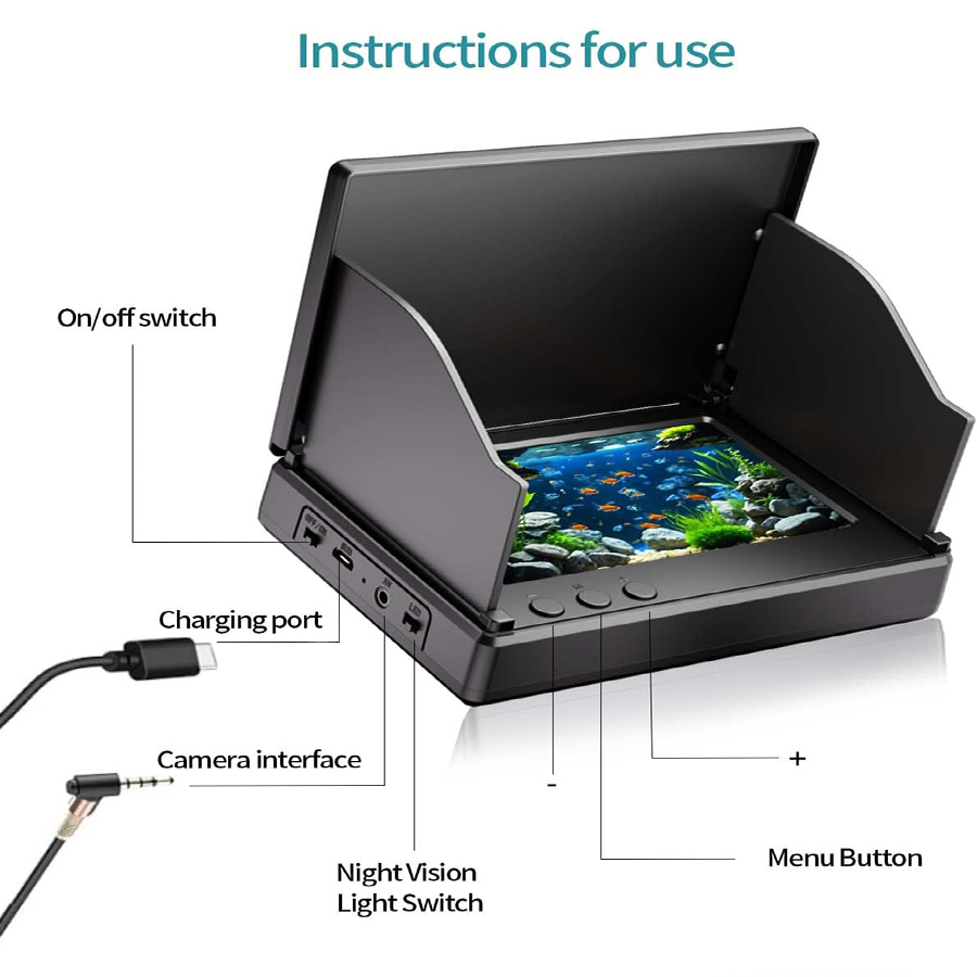 Fishing Camera with Infrared N - Fish Finder 评论和价格