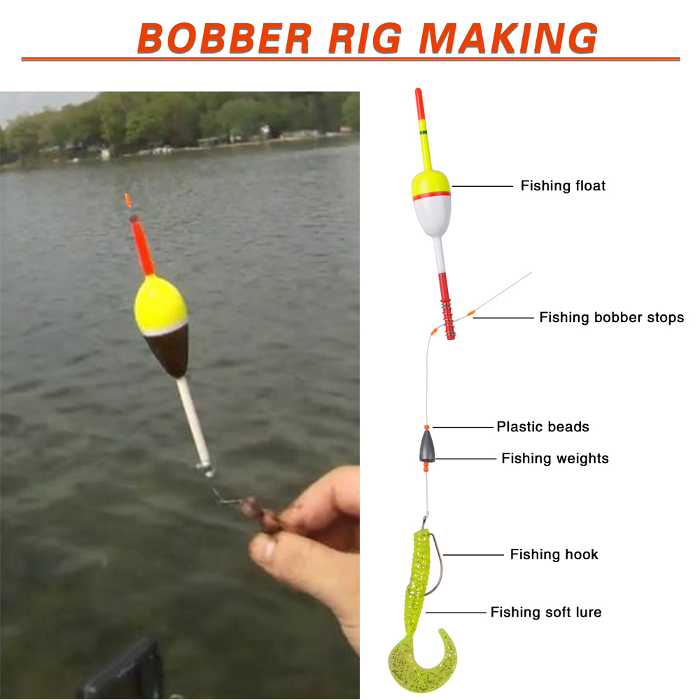 100Pcs Fishing Bobber Float St - Fishing Equipment Stores 评论和价格