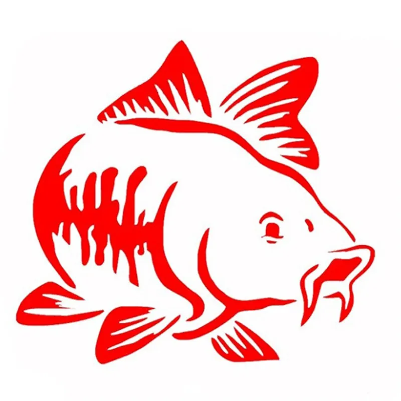 Car Sticker Cartoon Carp Fishi - Fishing Equipment Stores 评论和价格
