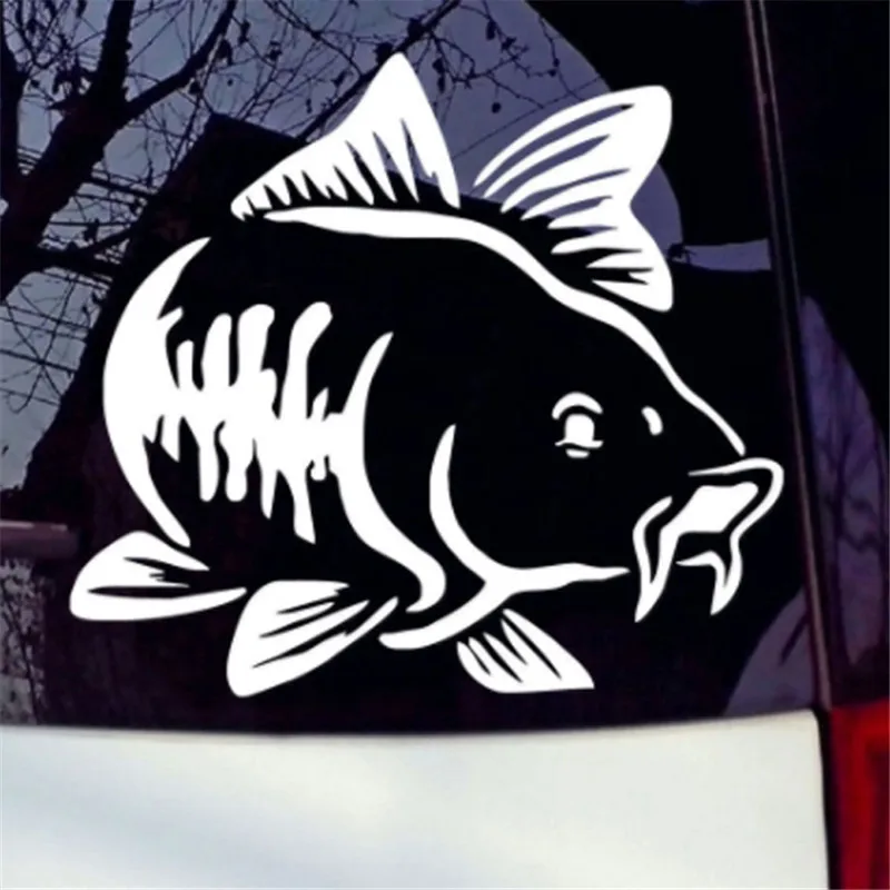 Car Sticker Cartoon Carp Fishi - Fishing Equipment Stores 评论和价格
