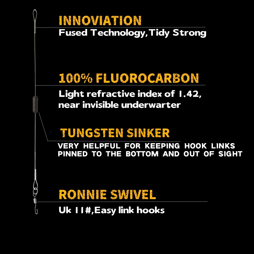 Carp Fishing Fluorocarbon Fuse - Tungsten Sinkers 评论和价格