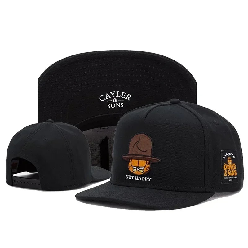 New Garfields Hip Hop Cap Casu - Fishing Equipment Stores 评论和价格
