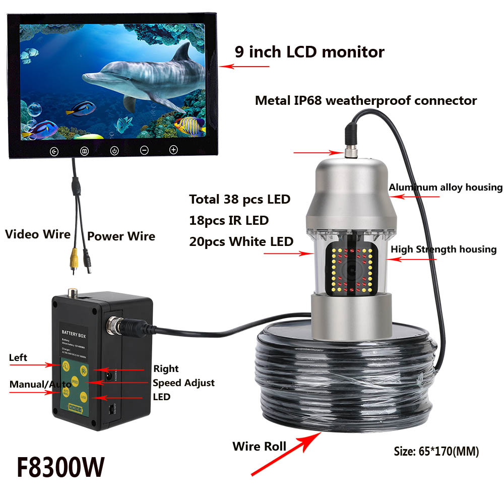 2026 50m 360 Degree Rotating U - Underwater Fishing Camera 评论和价格
