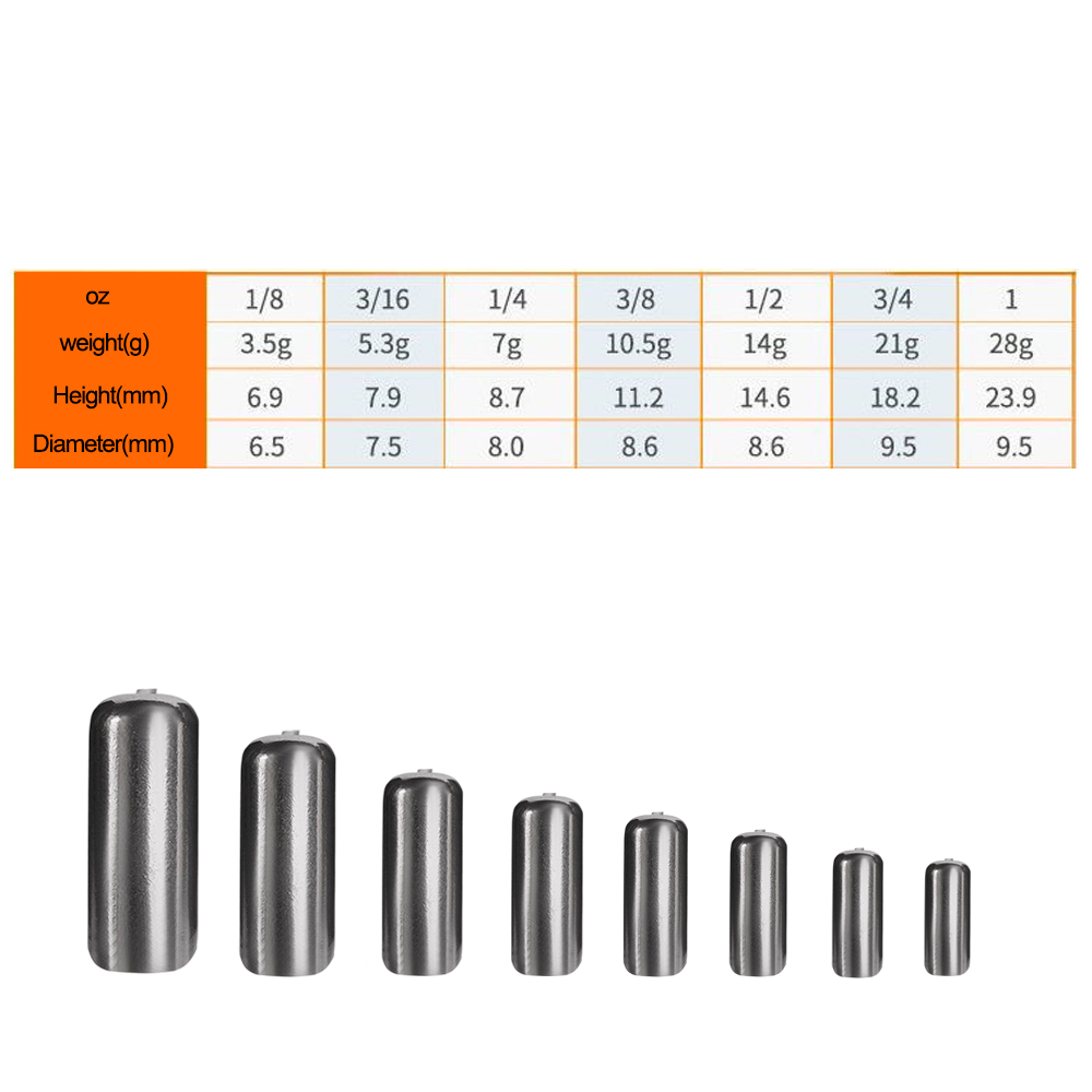 Tungsten Barrel Weights 3.5g5g - Tungsten Sinkers 评论和价格