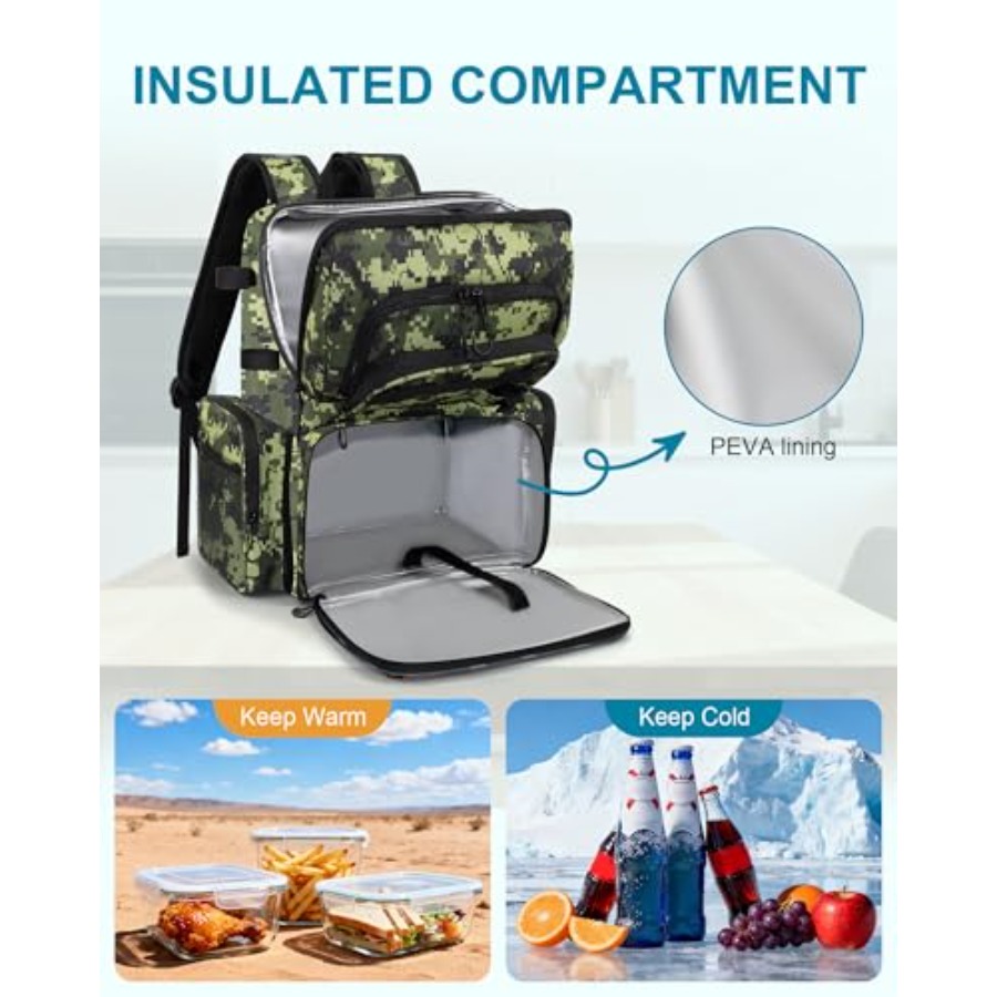 Fishing Backpack with Rod Hold - Fishing Equipment 评论和价格